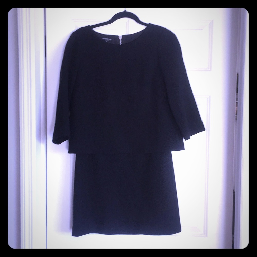 Lafayette 148 Black Crepe dress
